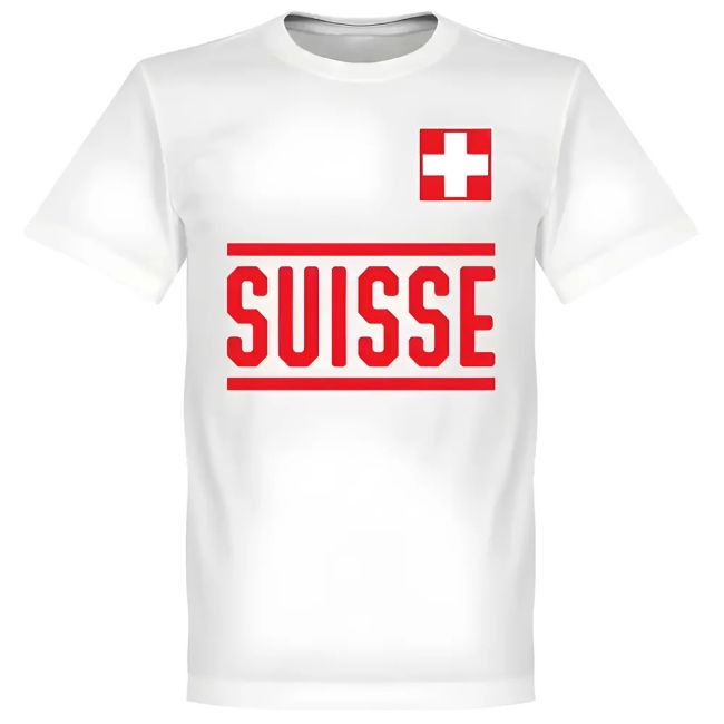 Switzerland Team T-Shirt - White