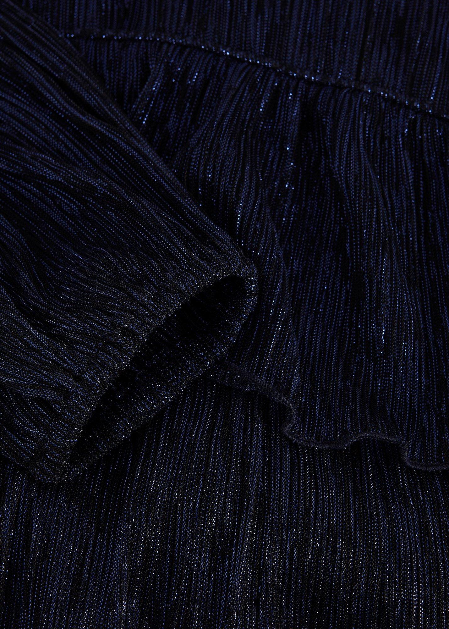 Petite Nika Blue Shimmer Dress
