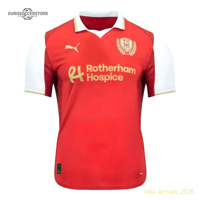 Rotherham United Home Kit 2025-2026 Supporter Jersey
