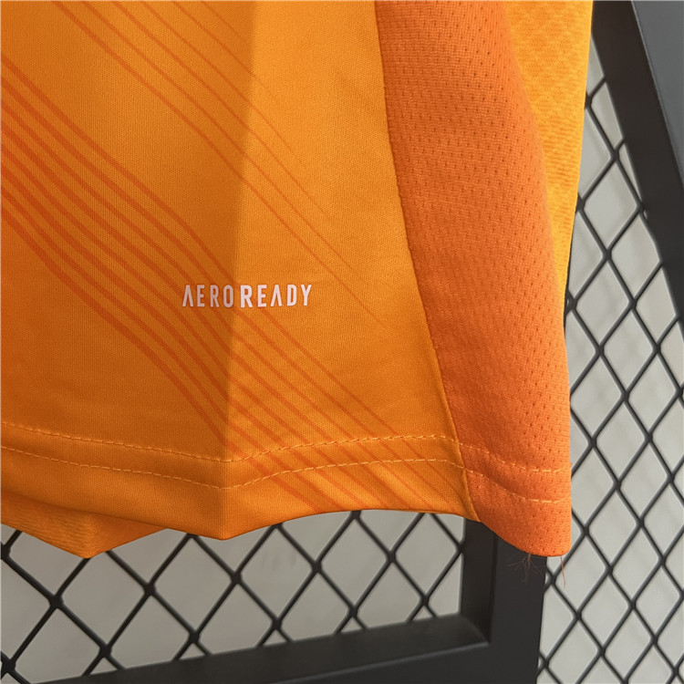 Premium Advanced Fabric Real Madrid 2425 Away Orange Shirt