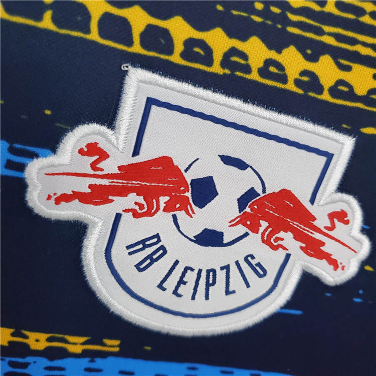 RB Leipzig 21-22 Away Kit Soccer Jersey RedWhite Football Shirt -