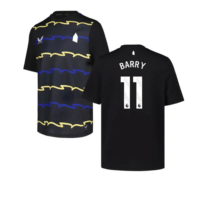 Kids Collector's Everton Third Limited Shirt 2025-2026 (Barry 11)