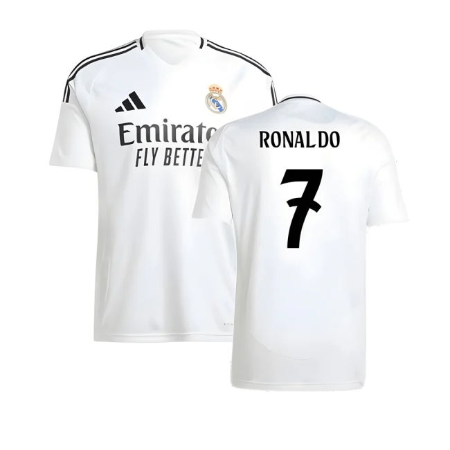 Real Madrid CF Official 2024-2025 Shirt (Ronaldo 7) | Lightweight