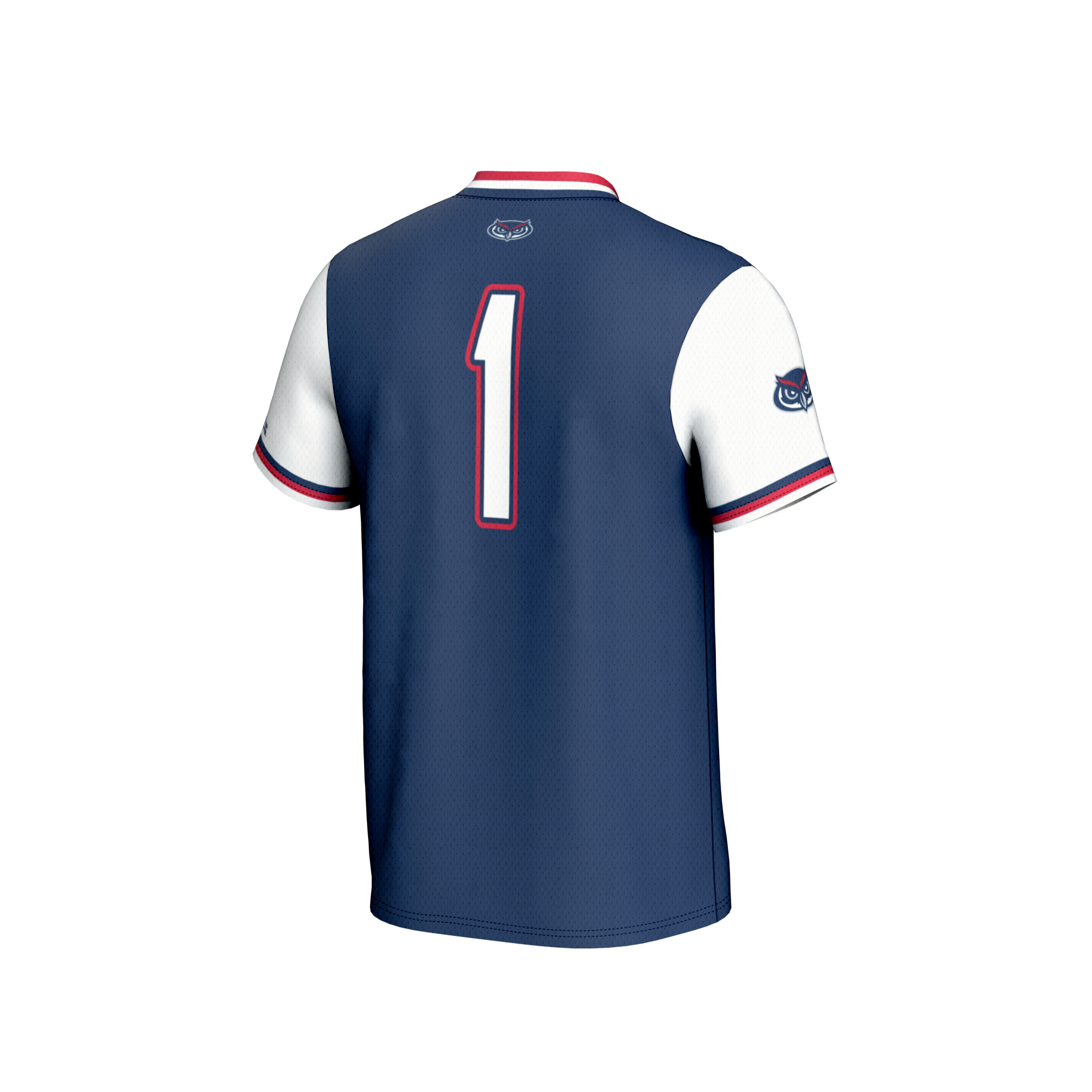 [NJP] Florida Atlantic Owls GameDay Greats Unisex Lightweight Collegiate Softball Fashion Jersey - Navy