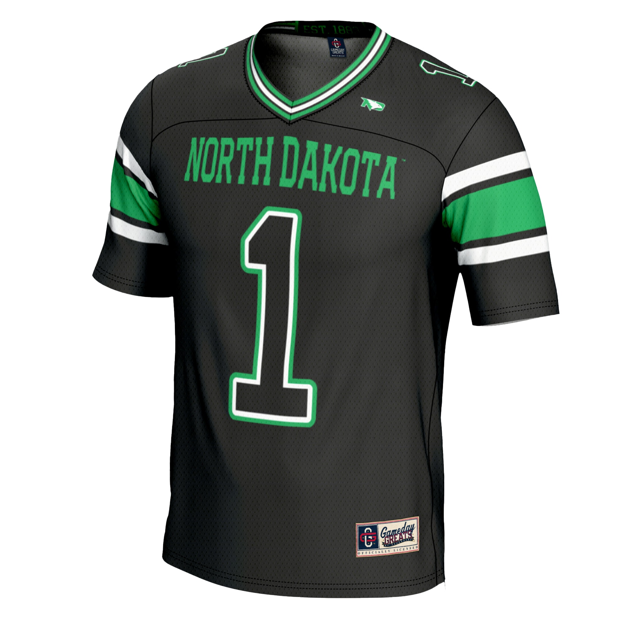 #1 North Dakota GameDay Greats 2026/2027 Football Jersey - Black