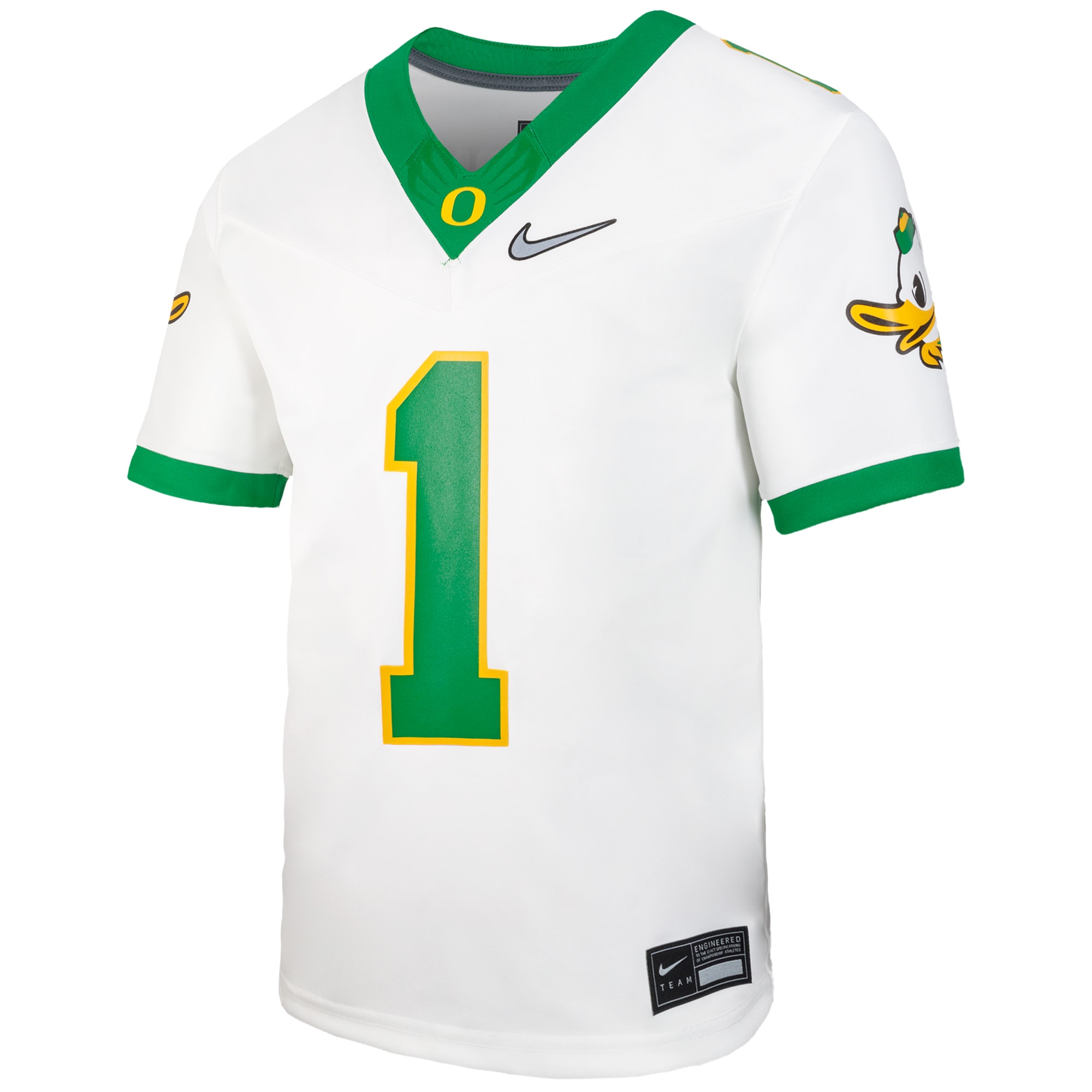 [DDG] Oregon Ducks Youth Vapor Fusion Jersey - White