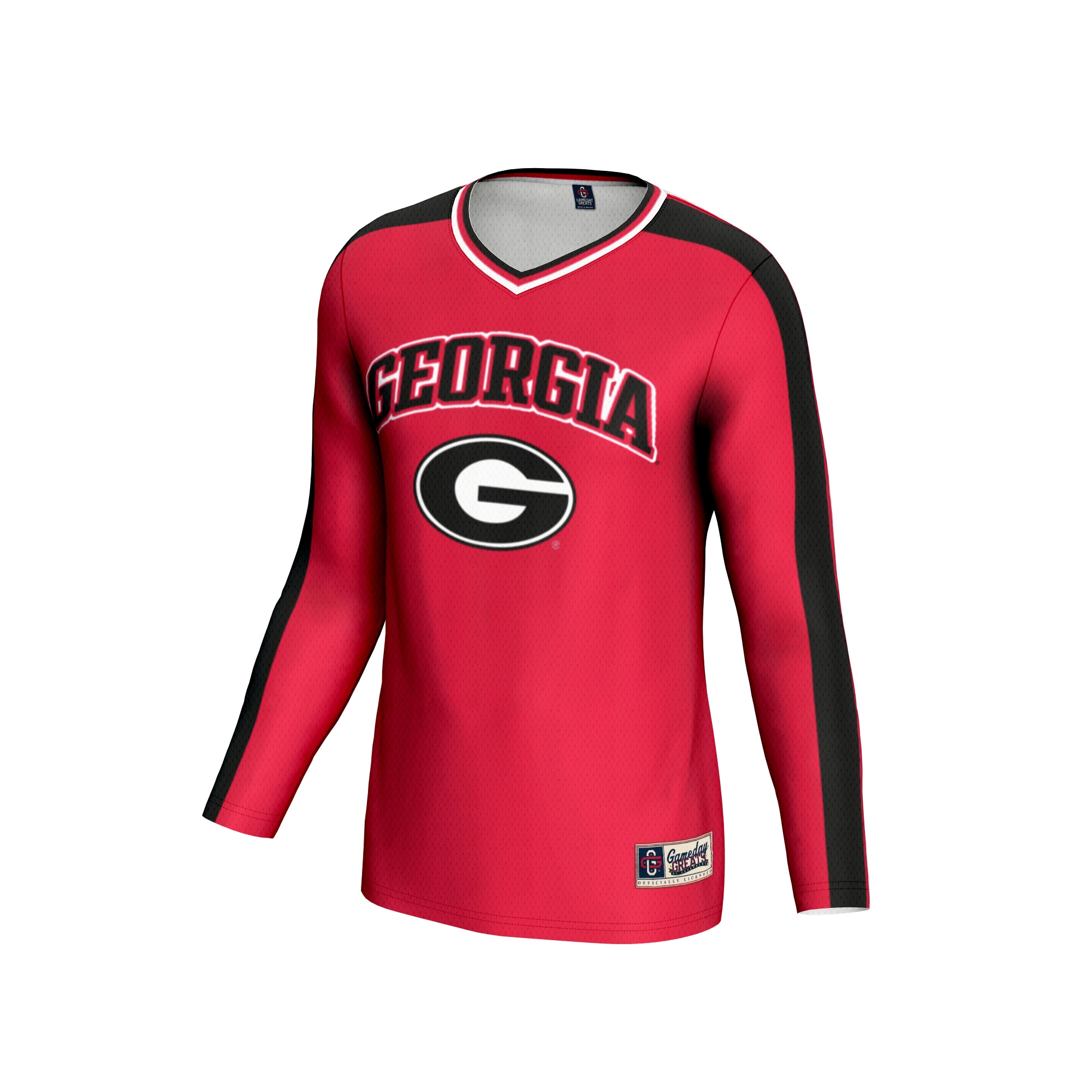 [NJP] Georgia Bulldogs GameDay Greats Youth #1 Lightweight Volleyball Fashion Jersey - Red