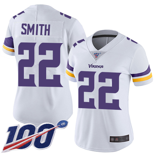 Official NFL Minnesota Vikings #22 Harrison Smith Gray Static Jersey