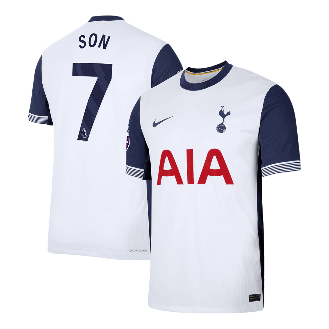 Player Version SON #7 Tottenham Hotspur Home Soccer Jersey 2024/25Auth