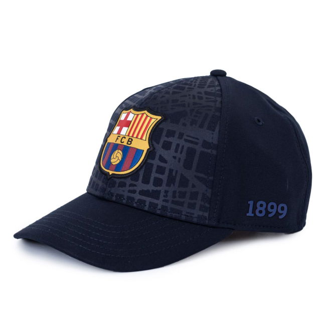 FC Barcelona Geo Debossed Cap Jersey Jersey - Hot - Pro- Smart