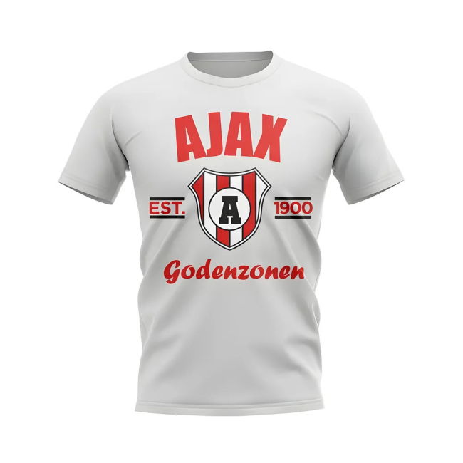 2025-2026 Ajax Top Grade T-shirt White - Retro Match Quality -