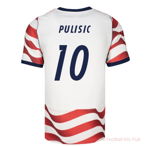 2026-2027 USA USMNT Match Home Authentic Jersey (Pulisic 10)