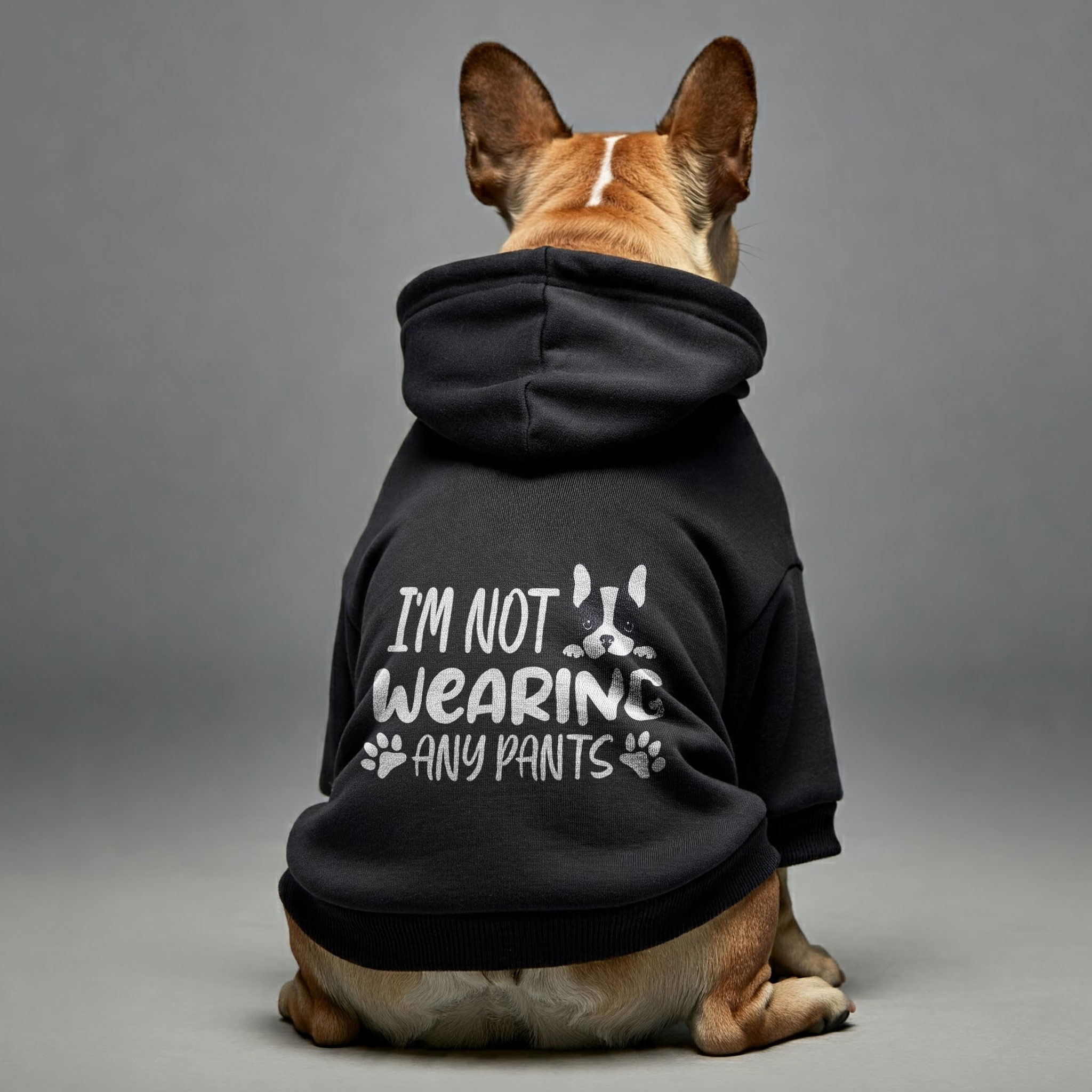 Fashion-Forward Im Not Wearing Any Pants - Personalized French Bulldo...