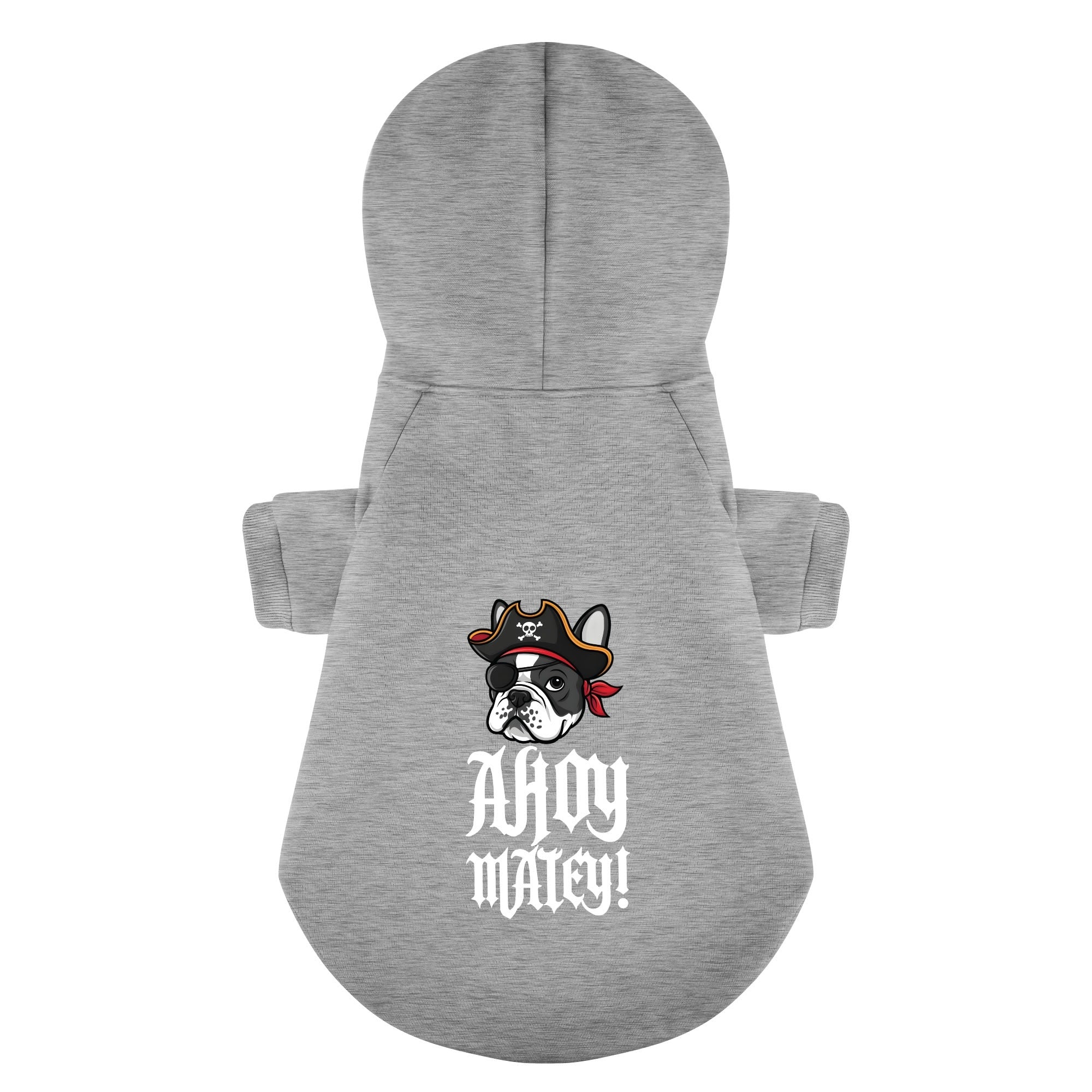 Ahoy, Matey! - Durable Personalized French Bulldog Hoodies With Funny Quotes – Stylish, Cozy, And Premium 100% Cotton Everyday Use