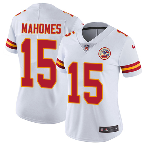Authentic NFL s City Chiefs #15 Patrick Mahomes White Limited Jersey