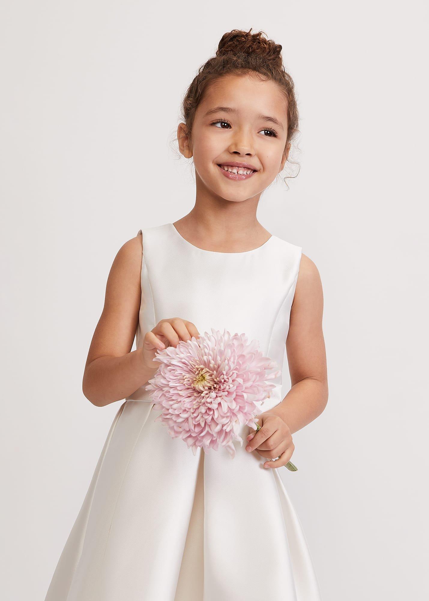 Melody Ivory Satin Dress