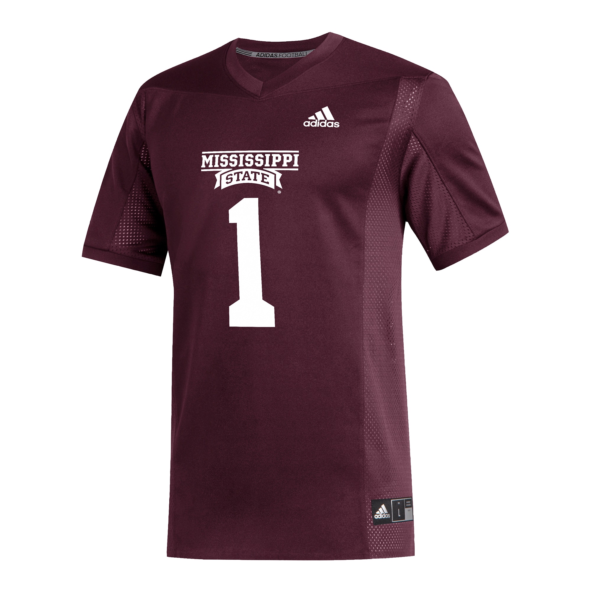 #1 Mississippi State Bulldogs Replica Football Jersey - Maroon
