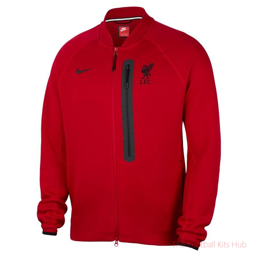 Liverpool Bomber Jacket NSW Tech Fleece N98 - Gym Red/Black