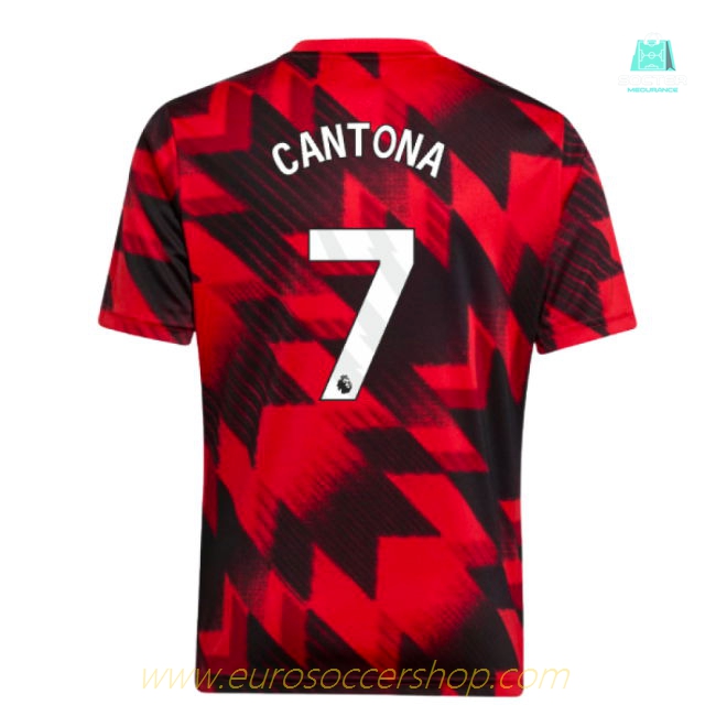 2025-2026 Man Utd Pre-Match Shirt (Red) - Kids (Cantona 7)