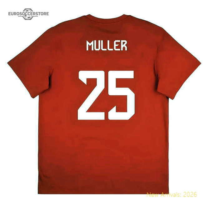 Bayern Munich 2024-25 Fan Version For Adults (Muller Football Shirt