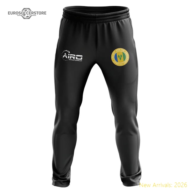 Saint Vincent and the Grenadines Concept Football Training Pants (Black)