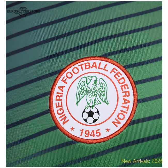2024-2025 Nigeria National Team Pre-match Practice Jersey (cool Grey)
