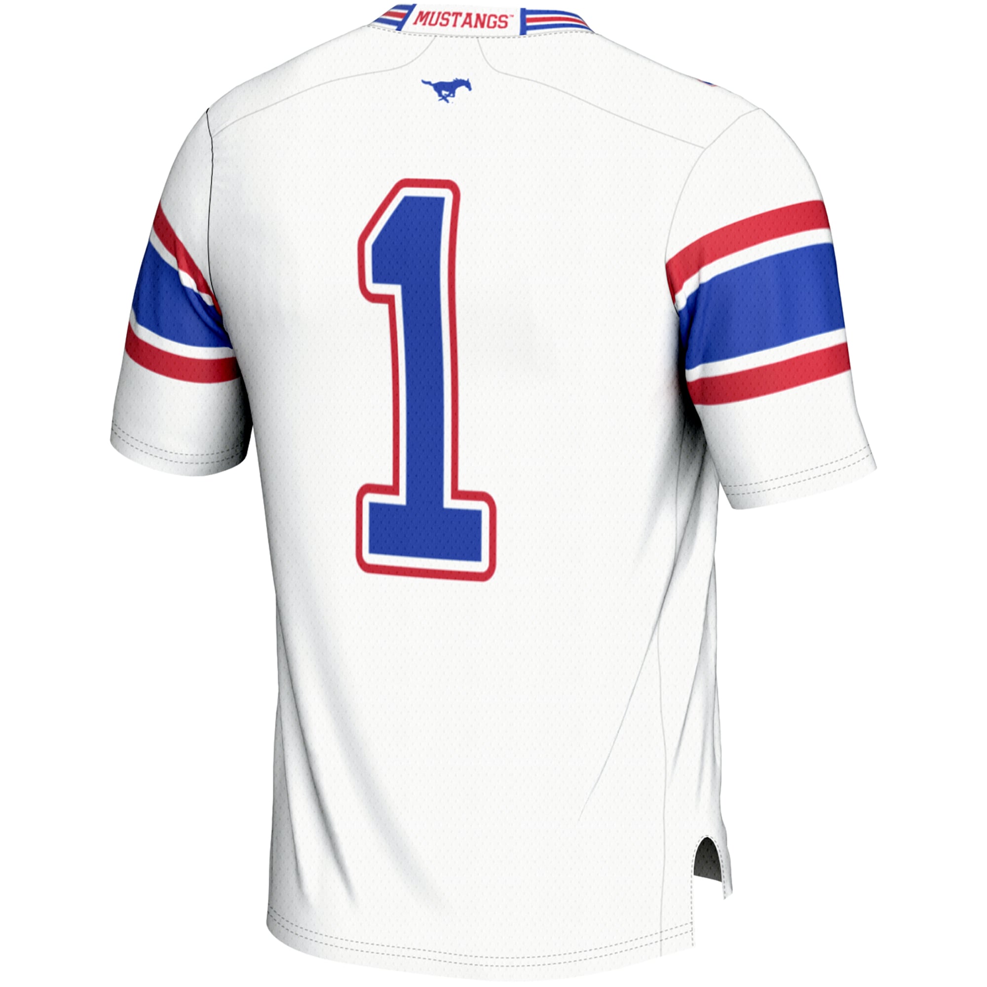 #1 SMU Mustangs GameDay Greats Youth Endzone Football Jersey - White