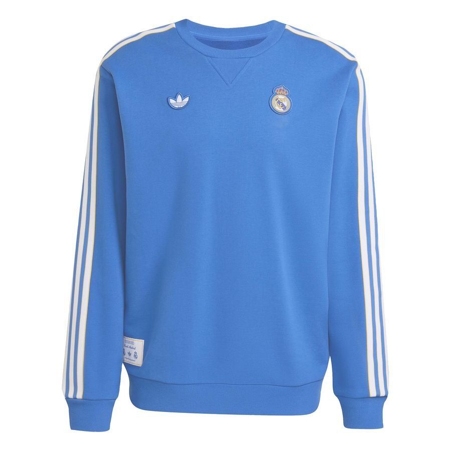 Real Madrid Sweatshirt Terrace Icons Blue Bird/pure White
