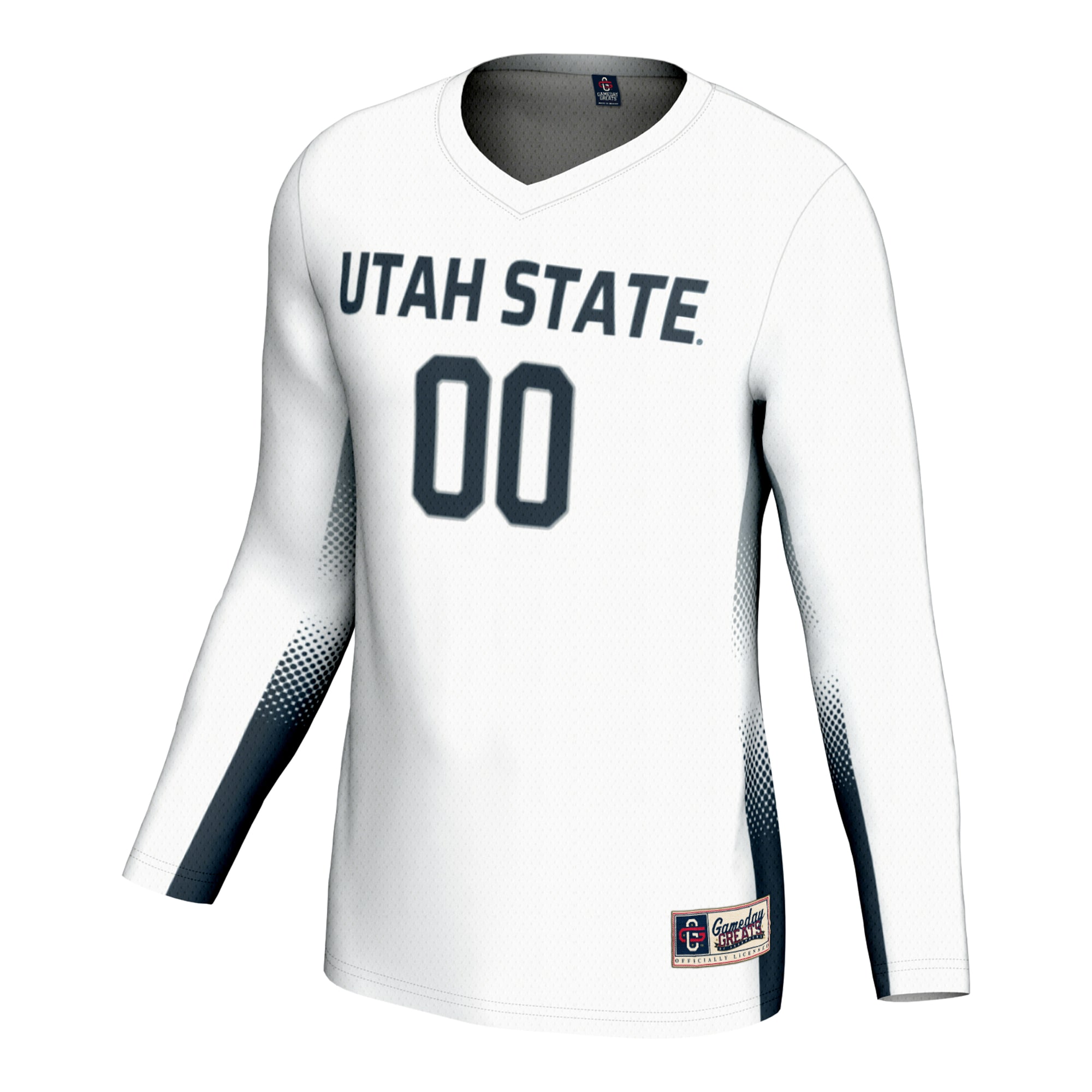 [DDG] Utah State Aggies GameDay Greats Youth NIL Lightweight Volleyball Jersey - White