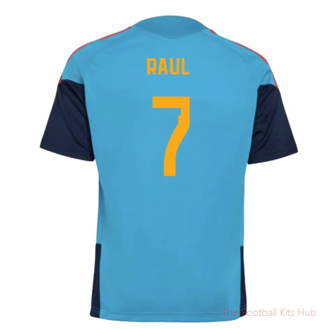 2025-2025 Spain Training Jersey (Bold Aqua) - Kids (Raul 7)