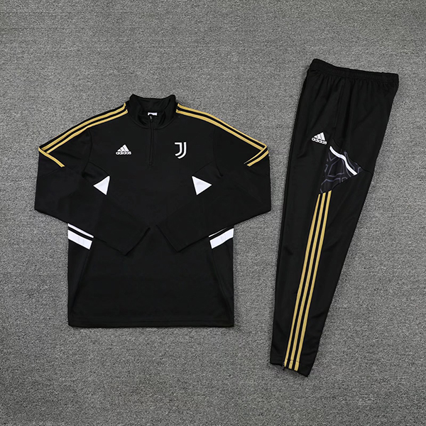 Juventus 2223 Black Half Zipper Suit - Official Replica 17494
