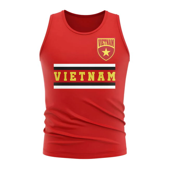 Vietnam Core Football Country Sleeveless Tee (Red)