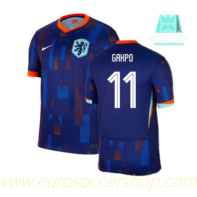 2024-25 Collection Holland Away Jersey Match Quality (Gakpo 11)