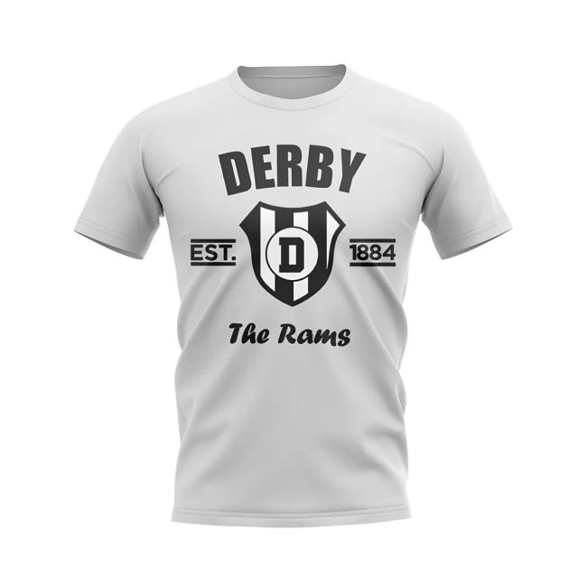 Derby Established Football T-Shirt (White) | Professional