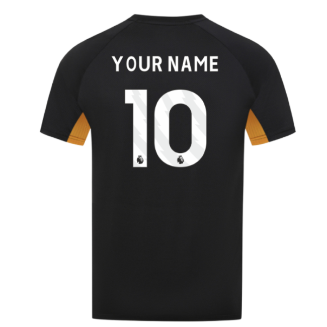 First-class 2025-2026 Wolves Coaches Training T-shirt (black) (your