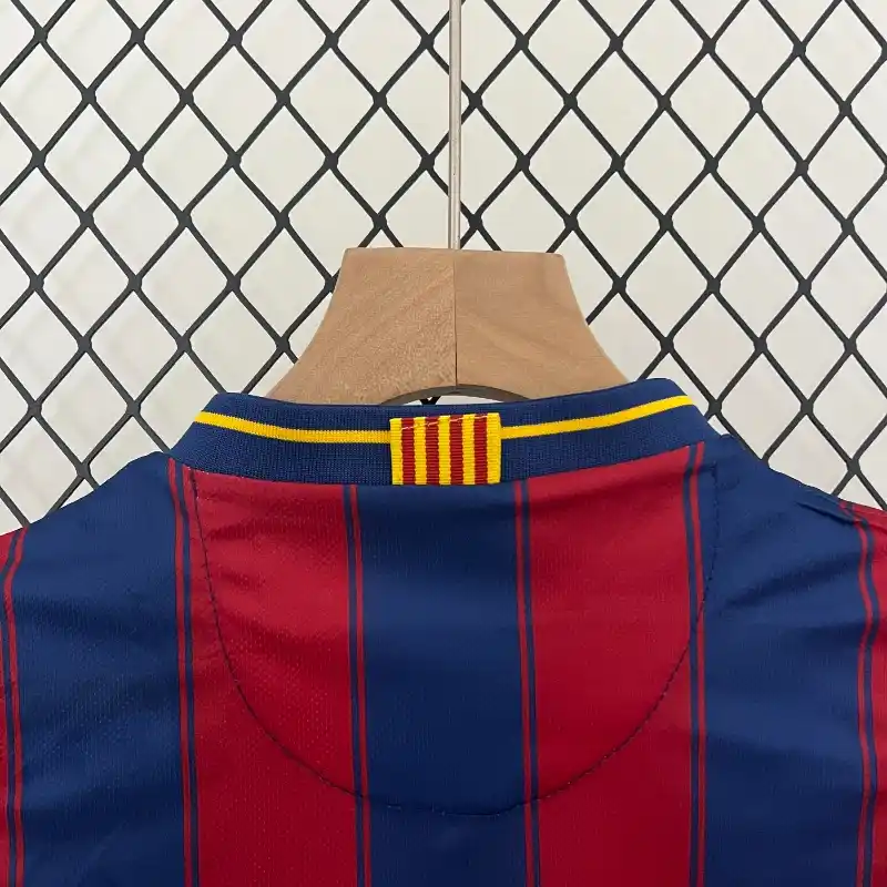 2009-2010 Kids Barcelona Jersey retro kit