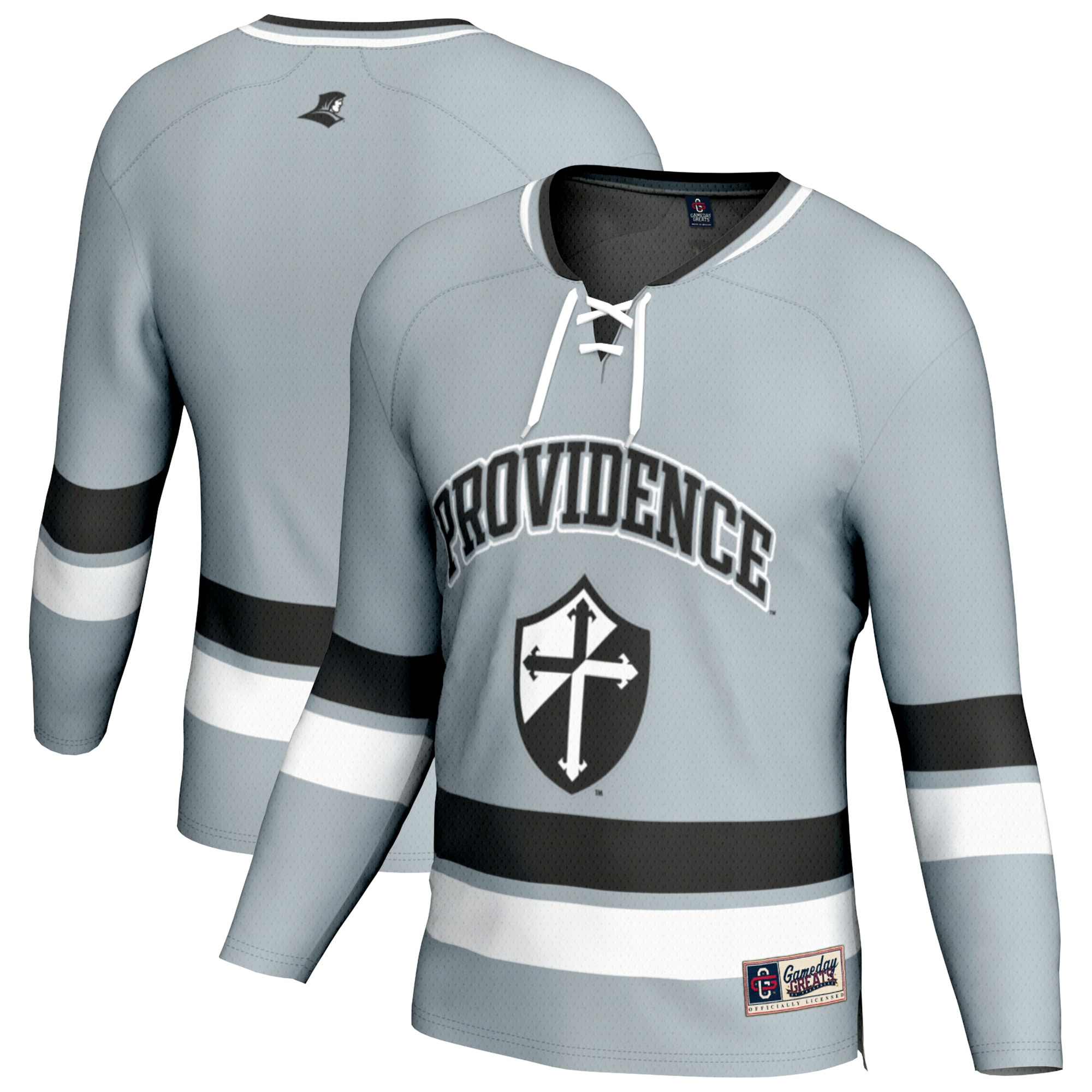 [NJP] Women's Providence Friars GameDay Greats Spirit Hockey Jersey - Silver
