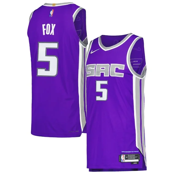 De'Aaron Fox SAC Official Jersey - Reasonable Price - Licensed Product