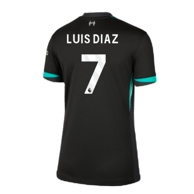 Liverpool Liverpool Away Shirt Womens Luis Diaz #7 Authentic Desig...