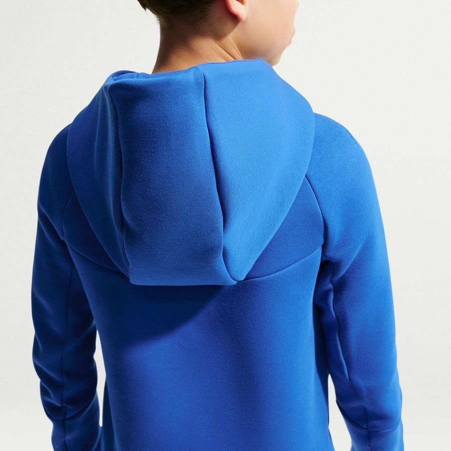 [EFKS] 2026 France Hoodie NSW Tech Fleece FZ World Cup Game Royal/Metallic Copper Kids
