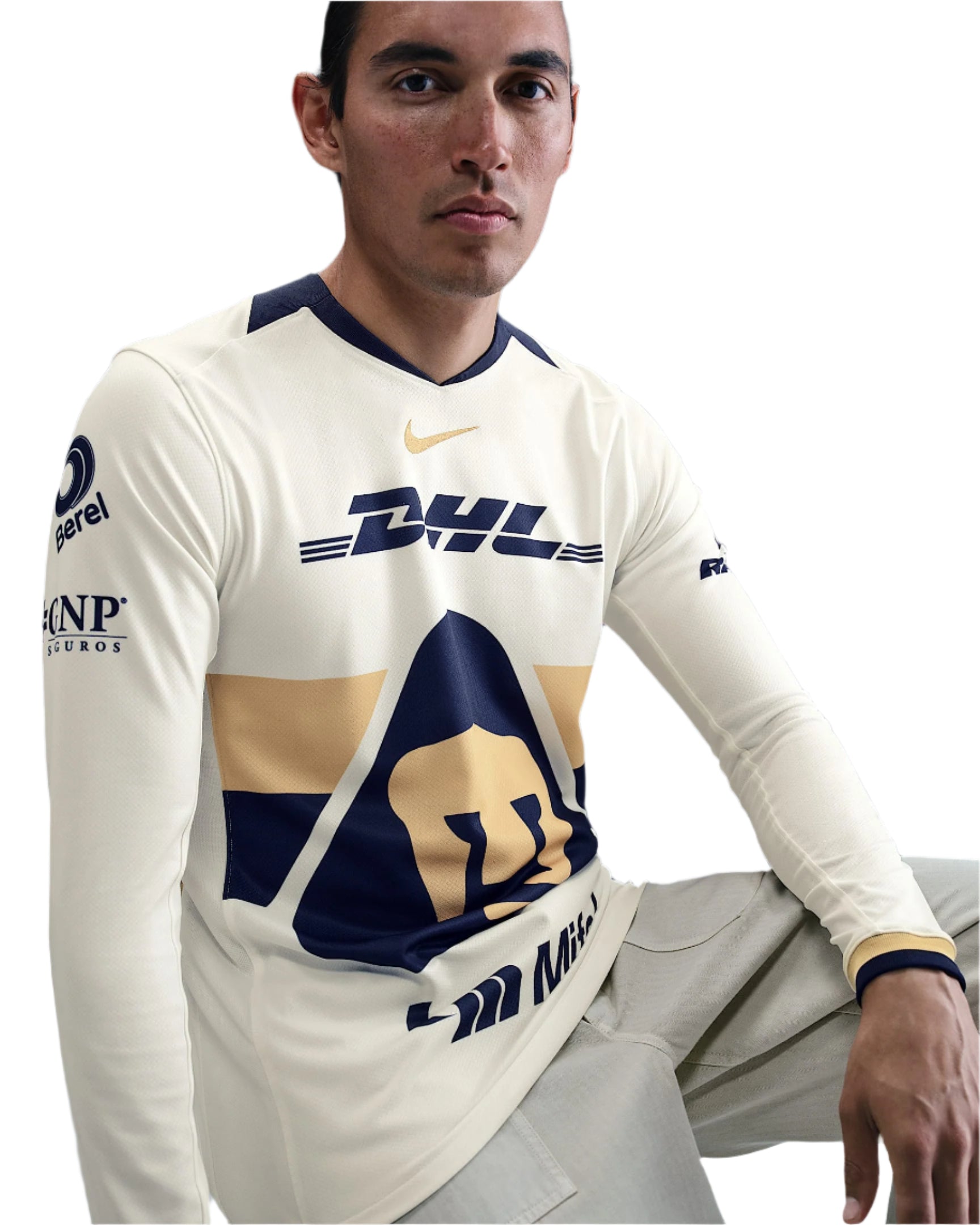 Pumas UNAM Sleeve 2025-2026 UCL Home Jersey – Authentic Shirt