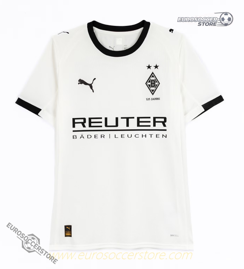 Borussia Monchengladbach Home Football Jersey for the 25-26 Season