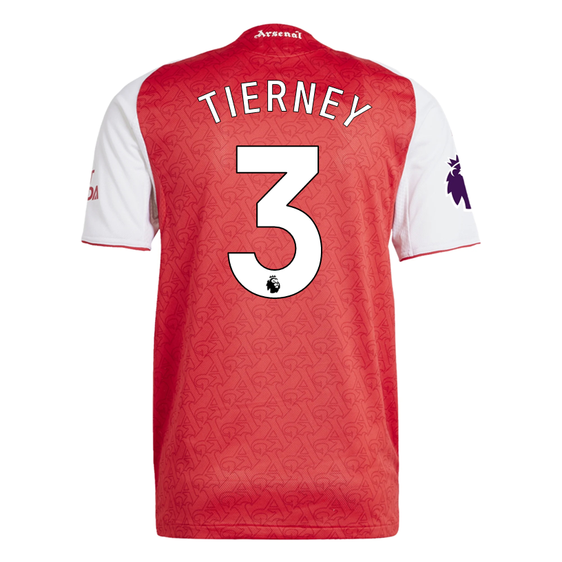 Arsenal Tierney 2025-2026 UCL Home Jersey – Authentic Shirt