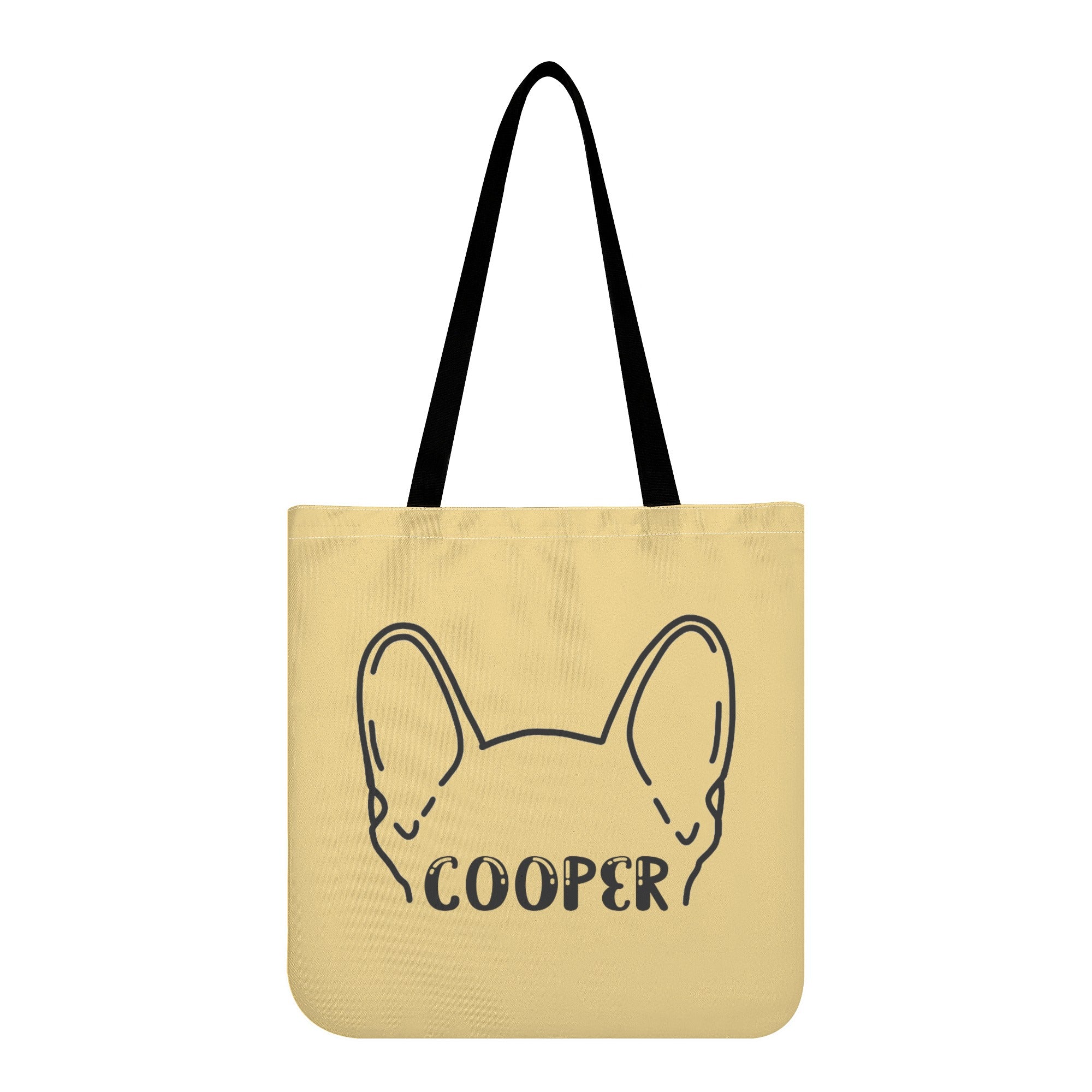 Cutome - Warm Tote Bag With Frenchie Name For Frenchie Pups