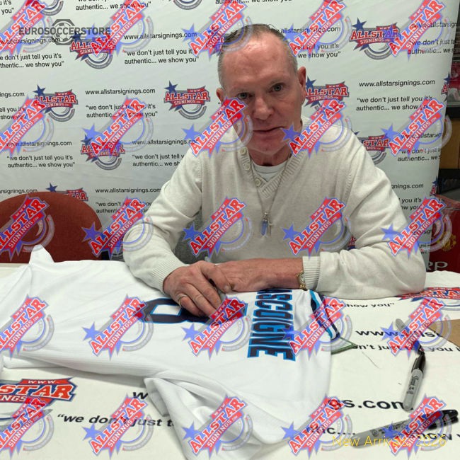 Gascoigne Signed Supporter Wear Jersey Stadium Approved