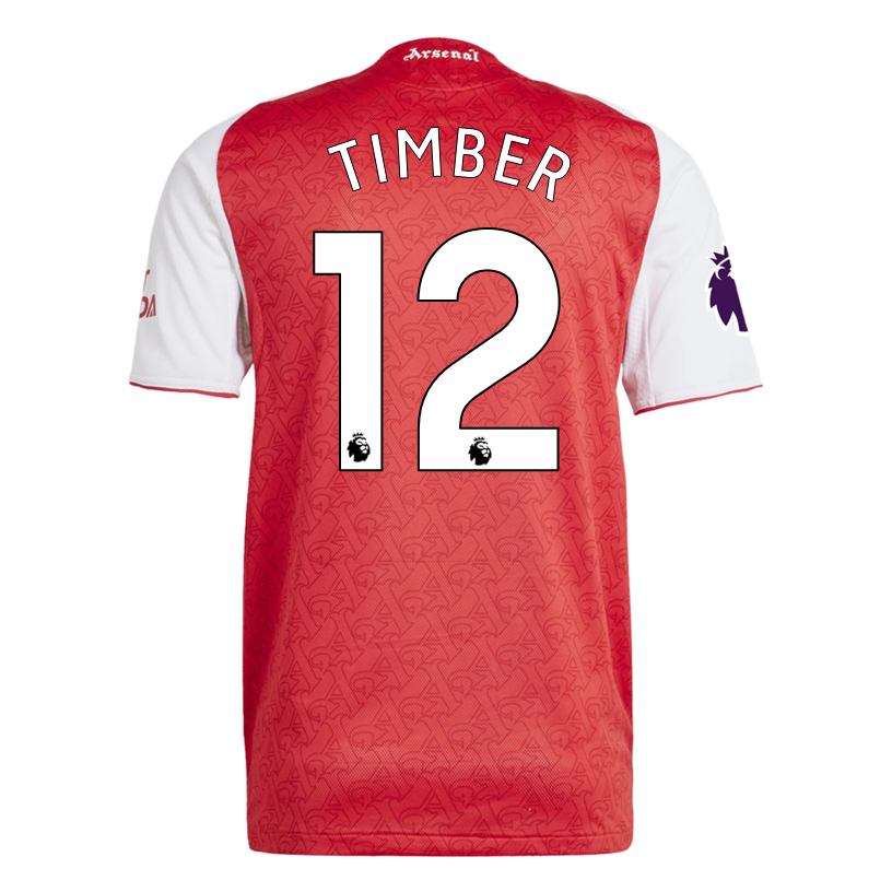 Arsenal Timber 2025-2026 UCL Home Jersey – Authentic Shirt