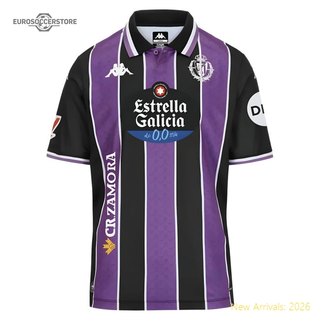 Premium-grade 2025-2026 Real Valladolid Away Jersey - Supporter Edition