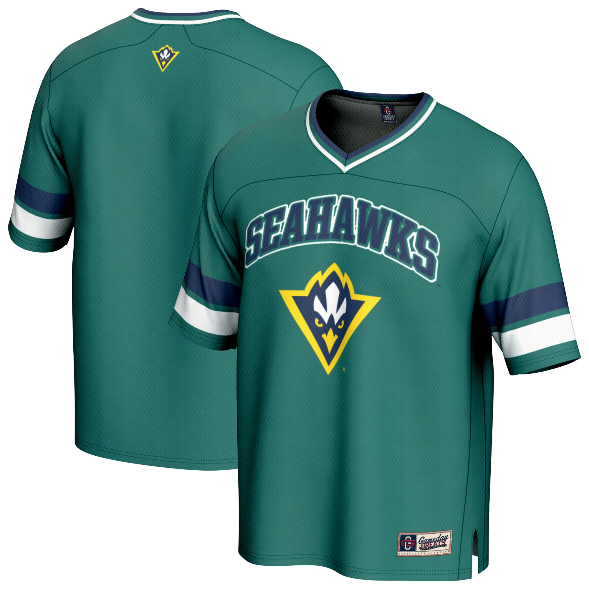 UNC Wilmington Seahawks GameDay Greats Youth Football Jersey - Teal