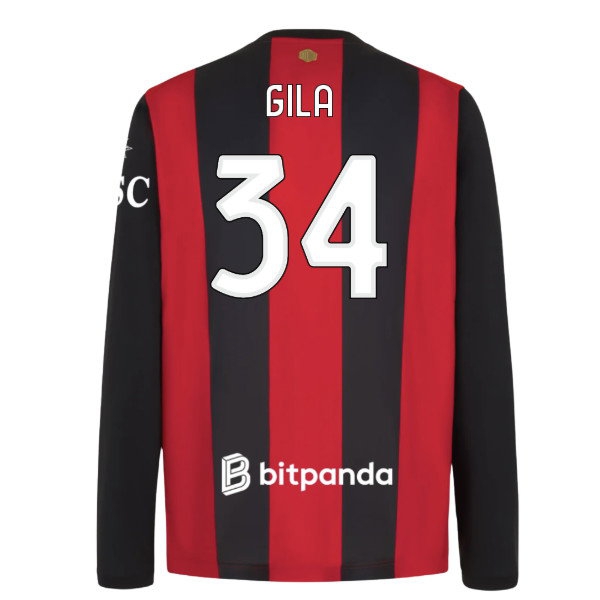 [LLS] 2026-2027 AC Milan Long Sleeve Home Shirt (Gila 34)
