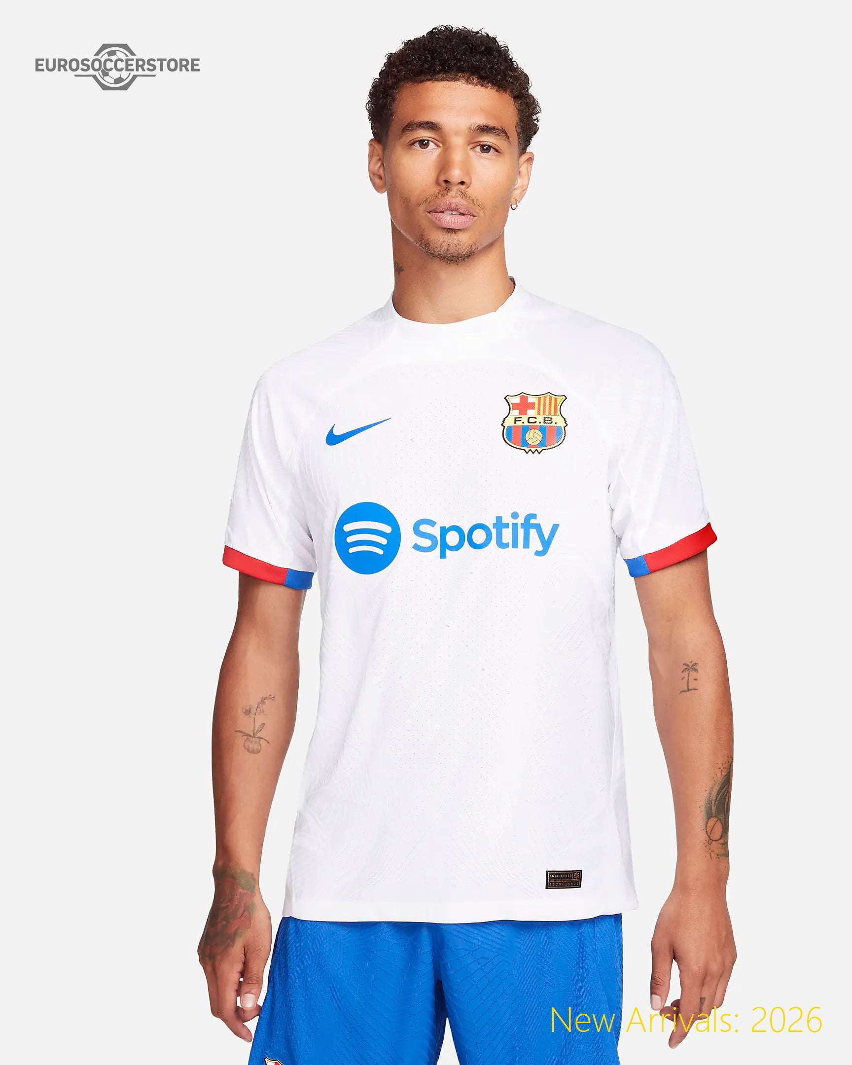 Iconic Design Men Bar Barcelona Away Authentic Away Jersey 2023